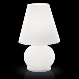 Paralume Table Lamp by Murano Due  R280466 Size Large Finish White 