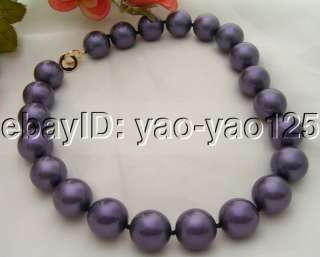 Charming 18MM Sea Shell Pearl Necklace  