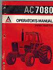 ALLIS CHALMERS A C 7080 Diesel Tractor OPERATORS MANUAL