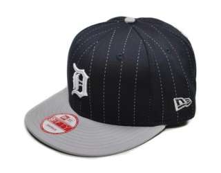   MLB Baseball Snapback Pinsnap2 Detroit Tigers Cap Hat Navy Grey  