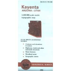  Map Kayenta   Surface Management USGS Books