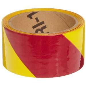 Length, 2 Width, B 950 Vinyl, Magenta And Yellow Color Warning Stripe 