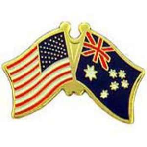  American & Australia Flags Pin 1 Arts, Crafts & Sewing