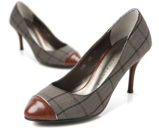   color brown gray heel height 3 1 8cm width size5 2 8 inch 7 5cm size 5