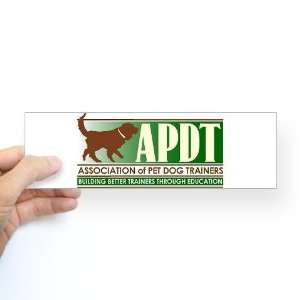  APDT Pets Bumper Sticker by  Arts, Crafts 