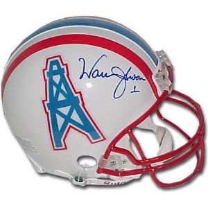  Warren Moon Houston Oilers Autographed Helmet Sports 