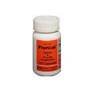   Fluoride supplements By Mericon Industries   500 Capsules Health