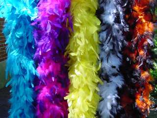 10 Feather Boa/Boas 65gm 7ft BEST COLORS NEW  