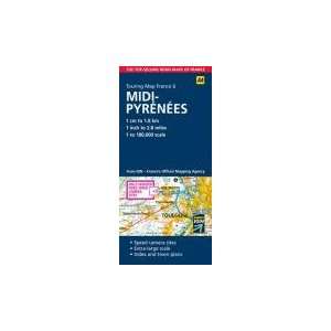  Midi Pyrenees (AA Road Map France Series) (9780749560898 