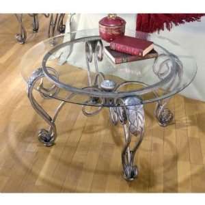  Bordeaux Cocktail Table with Glass Top (1 BX 40392, 1 BX 