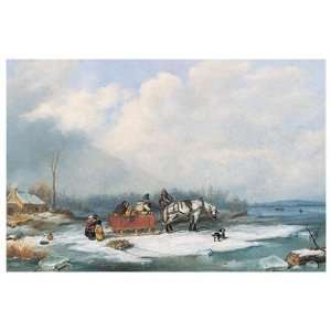  Cornelius Krieghoff   Winter Landscape (1849)