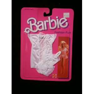  1984 Barbie Fashion Fun White Lingeries Outfit Toys 