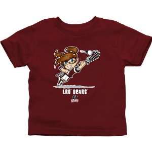   Lenoir Rhyne Bears Infant Girls Lacrosse T Shirt   Cardinal Sports