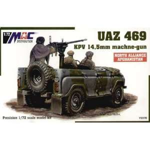  MAC 1/72 UAZ 469 Jeep w/KPV 14,5mm Machine Gun North Alliance 
