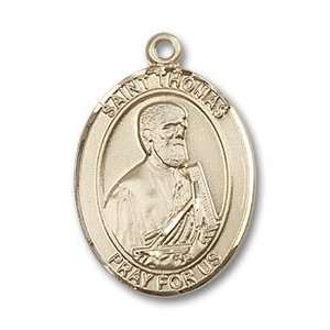 St. Thomas the Apostle Medium 14kt Gold Medal