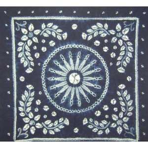   Batik 100% Cotton Tablecloth Wall Hanging 42x42 Arts, Crafts & Sewing