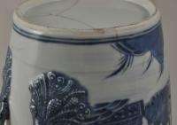   Blue and White Porcelain Nanking Cider Pitcher Jug 18th Century  