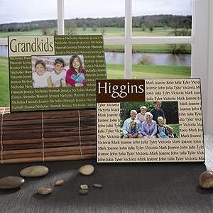  Personalized Family Name Custom Picture Frame   Laminate 