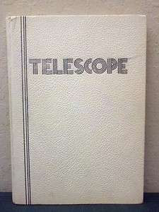 1937 Galileo High School Yearbook Telescope  
