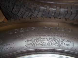2011 2012 Ford Super Duty 20 OEM 8 Lug Wheels & Tires LT275/65R20 F 