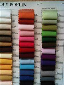 100 Yards 59 High Quality Poly Poplin Fabric