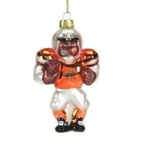  Cowboys Ncaa Glass Player Ornament (4 African American) Sports