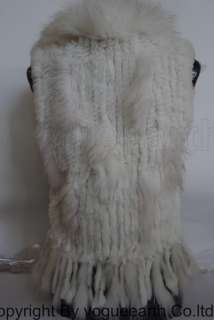 0677 new real raccoon trim rabbit fur 7 color vest/coat  