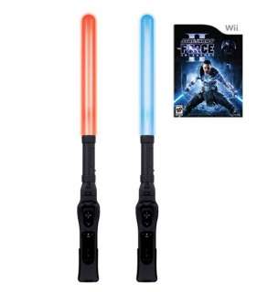 Star Wars The Force Unleashed 2 +2x Light Saber Wii BLK 023272341633 