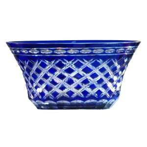  8 1/4 Wide Sapphire Cased Glass Bowl