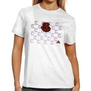   Cornell Big Red Ladies White Inside The Lines T shirt Sports