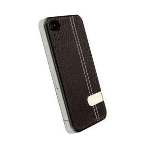  Krusell Gaia Undercover Leather Case for iPhone 4 (Brown 