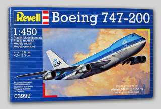 KLM BOEING 747 200   1/450 Revell Germany Kit #3999  