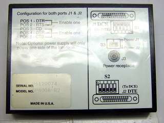 Black Box Opto Isolator SP400A R2 RS 232/DB25 Female 19.2Kbps High 