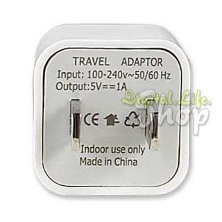 USB Wall AC Charger Adaptor & Data Cable For Apple iPod Touch iPhone 