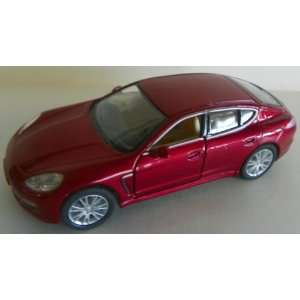   40 Scale Diecast Porsche Panamera S in Color Red Toys & Games