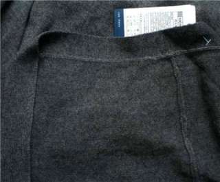 Cashmere wool sweater jacket coat long cardigan shrug  