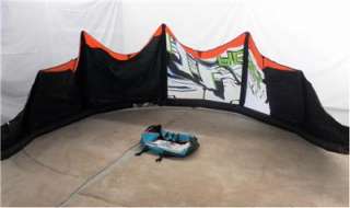 North Kiteboarding, 2011 Rebel 10m, Kite complete with bar and pump 