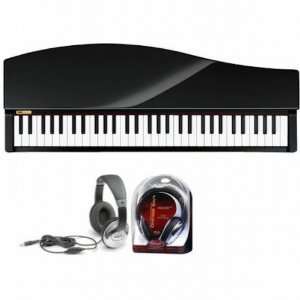  Korg microPIANO Compact Digital Piano Bundle with Stagg 