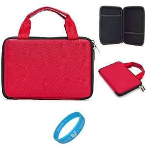 Red Hard Cube Nylon Carrying Case with Handle for New  