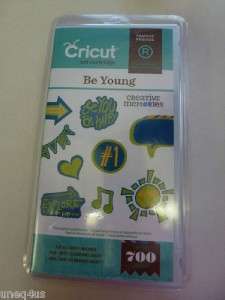 Cricut Cartridge BE YOUNG Brand New release NOW SHIPPING Exclusive 
