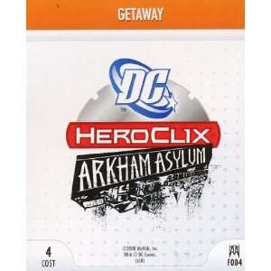    HeroClix Getaway # F004 (Rookie)   Arkham Asylum Toys & Games