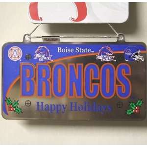  Boise State Broncos NCAA License Plate Christmas Ornament 
