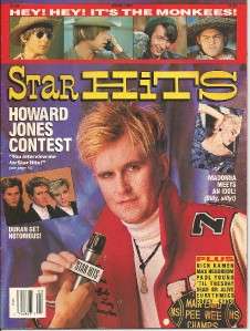 STAR HITS~MAGAZINE~MARCH 1987~TEEN~MADONNA~HOWARD JONES  