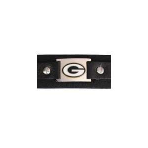    NFL Green Bay Packers Leather Cuff Bracelet