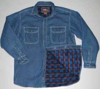 mens Levi jeans Denim Shirt Corduroy Fleece Bauer Flannel Lined M 