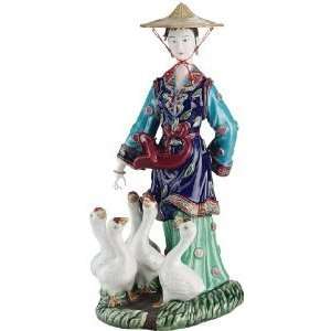  Xoticbrands 8 Asian Collectible Maiden Porcelain 