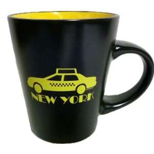  New York black mug New York Taxi Cab 12 Oz Mug with black 