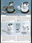 1961 AD Dormeyer Mixwell Toastmaster Food Mixer Knapp Monarch Baker 