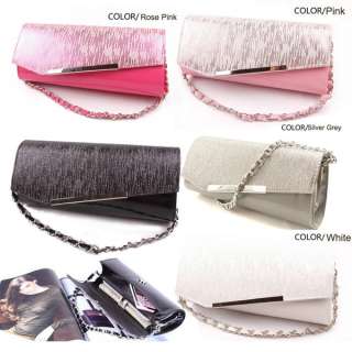 Handbag Synthetic Patent Leather Evening Party Bag Clutch 5 colors 