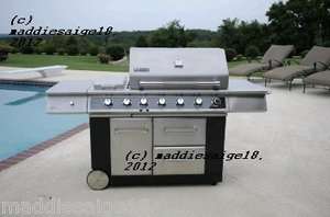 Jenn Air Outdoor Liquid Propane LP 7 Burner BBQ Grill Convertible to 